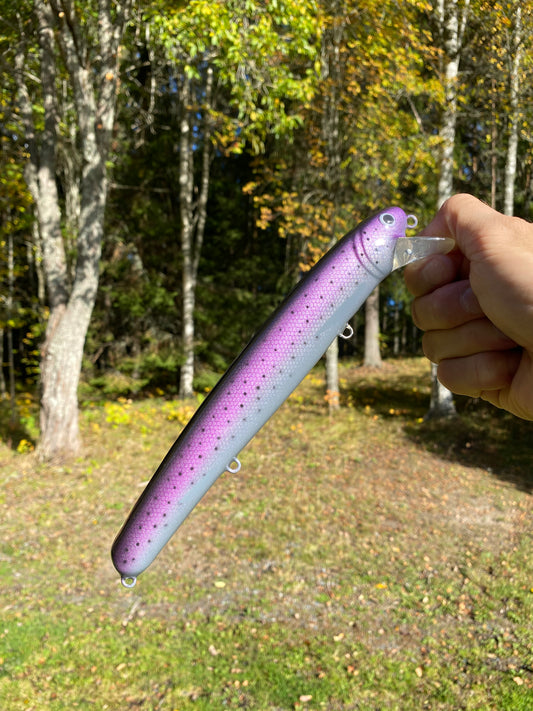 Westin Jätte 23 cm flytande – handmålad Rainbow Trout, unik